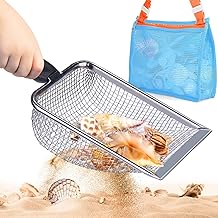 Vodolo Beach Mesh Shovel with Mesh Bag for Shell Collecting